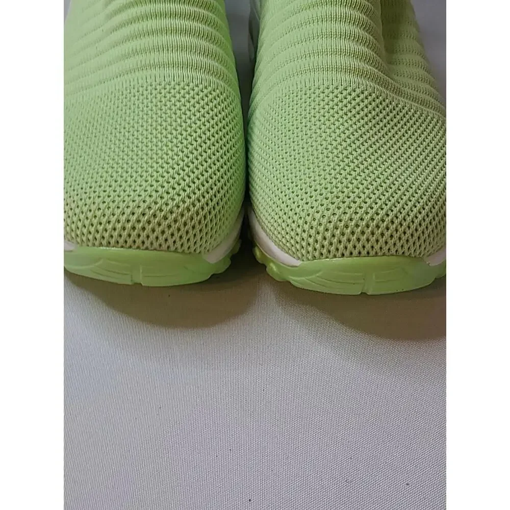 AKK Women's Colorful Sock Sneakers Mesh Air Bubble Heels Slipon EU Sz 41/US 10.5